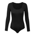 thumbnail image 4 of (Negro-L) Body de manga larga para mujer, 4 of 7