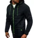 thumbnail image 2 of Sudadera Hombre Con Capucha Deportiva Con Cierre Hoodie, 2 of 5