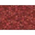 thumbnail image 1 of Ahgly Company Machine Washable Indoor Rectangle Transitional Lava Red Area Rugs, 5' x 8', 1 of 7