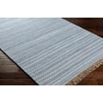 thumbnail image 3 of Mark&Day Wool Rugs, 2x8 Landhorst Cottage Blue/Cream Runner Area Rug, Grey Carpet for Hallway, Kitchen, Bedroom or Living Room (2'6" x 8' Runner), 3 of 6
