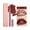 Nude Brown, variant on Mcolor Liquid Waterproof Lip Liner, Lip Stain Tint Marker Pen - Gourd-Shaped Precise Chisel Tip Smooth Application Easy Glide, Nude Brown Matte Shades Non-Feathering with Rich Color