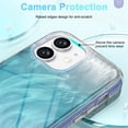 thumbnail image 5 of Dteck iPhone 11 Full Body Case with Built-in Screen Protector Gradient Shockproof Protective Girls Women Heavy Duty Phone Case for iPhone 11 6.1 inches 2019,Blue, 5 of 7