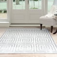 thumbnail image 3 of Lavish Home Athens Area Rug, 5' by 7'7", Grey/White, 3 of 6