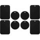 thumbnail image 1 of Pack 8 Placas Metálicas, Placas Metálicas para Soporte Magnético para Coche, Placas Metálicas con Adhesivo para Soporte Magnético de Teléfono para Coche (4 rectangulares / 4 redondas) JM, 1 of 5
