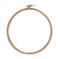 thumbnail image 2 of 12pcs Wooden Embroidery Shed Wood Cross Stitch Rings Handmake Cross Stitch Frame Embroidery Hoops, 2 of 9