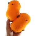 thumbnail image 5 of Set of 2 Capybara Puffer Air- Natural Color Filled Squeeze Stress Balls - Large Rodent - Sensory, Stress, Fidget Toy, 5 of 7