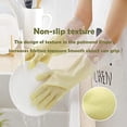 thumbnail image 4 of Guantes de limpieza para lavar platos 3 pares - Guantes de goma reutilizables Lavandería antideslizante Cocina Jardinería Guantes para el hogar, 4 of 5