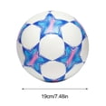 thumbnail image 3 of Balón de fútbol deportivo reflectante de PU brillante con bomba para entrenamientos y juegos nocturnos, 3 of 15