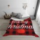 thumbnail image 5 of Manta de forro polar a cuadros navideños, súper suave y acogedora, ideal para hombres, mujeres, ancianos y niños. Características: súper suave, 40 x 30 pulgadas., 5 of 8