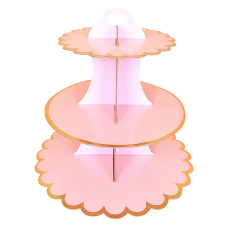 

WEPRO Cake Stand Birthday Party Dress Up Cake Decoration Wedding Dessert Dessert Stand