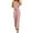 Pink, variant on Women's Slim-Fitting Lace-Trimmed Camisole & Long Pants Set - Casual Breathable Loungewear, Comfort Sleepwear For St Patrick's Day Nightgown,Size:XL
