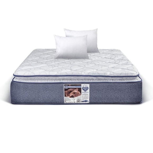 Colchon Spring Air Vendome Matrimonial + 2 Almohadas SC + 1 Protector de Colchon Ensueño + 1 Juego de Sabanas Ensueño Spring Air Vendome