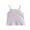 Purple, variant on Baby Summer Set Baby Girls Flower Vest Top Mid Waist Bag Fanny Culottes Two Set Tank Tops And Culottes
