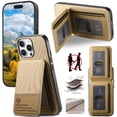 thumbnail image 2 of Compatible with iphone 13 Pro Max Case Rfid Blocking Leather Case Shockproof Wallet, 2 of 5