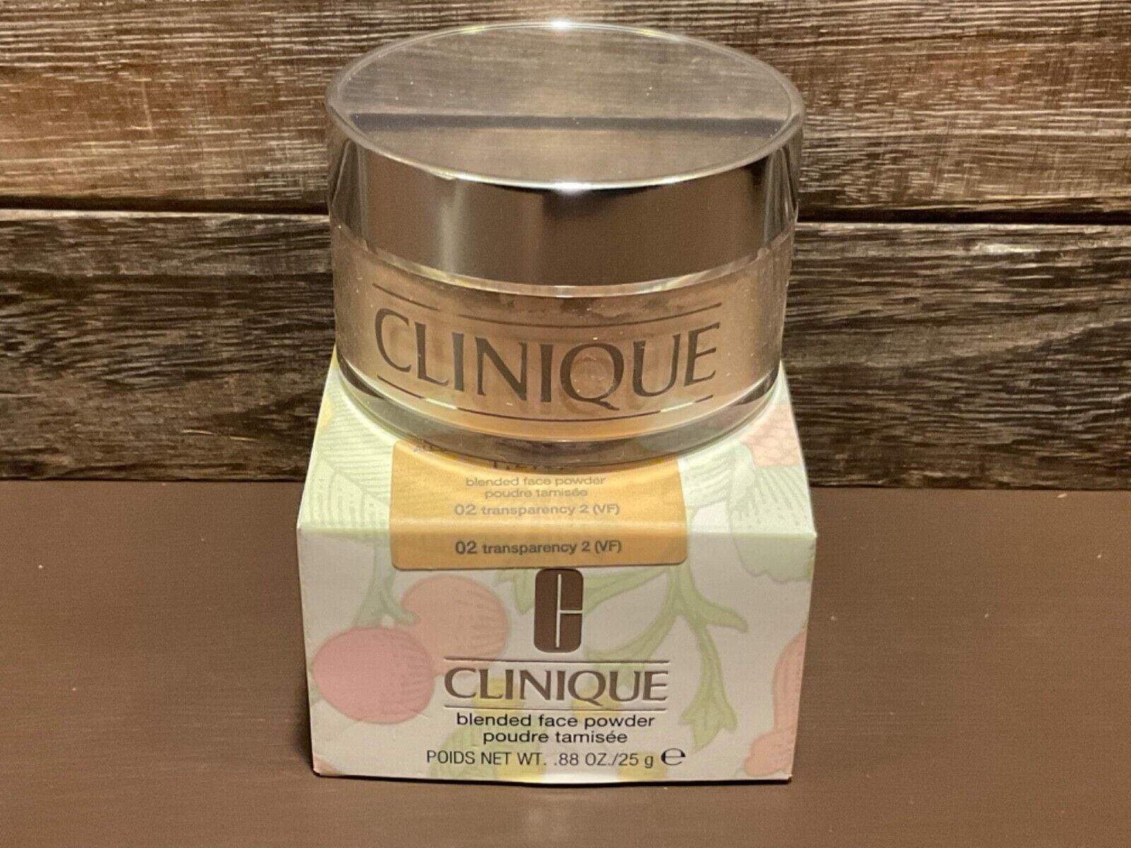 Clinique Blended Face Powder, 02 Transparency, 0.88 oz