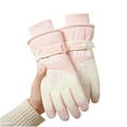 thumbnail image 5 of Womens Snow Gloves Thick Thermal Lined for Outdoor Riding and Skiing with Touchscreen Non-Slip Waterproof Gloves for Women, 5 of 9