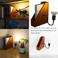 thumbnail image 4 of Kiven Cordless Bookshelf Lamp, Rechargeable Bookcase Lighting,Farmhouse Decorative Nightstand Storage Box with LED Light, Cordless Table Lamp for Bedside Bookshelf Cabinet DZ0375-B, 4 of 7