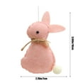 thumbnail image 3 of Easter Toys Easter Bunny Doll Easter Cloth Cute Bunny Doll Decoration Ornament 2PC Easter Ornaments Bunny Decor, 3 of 6