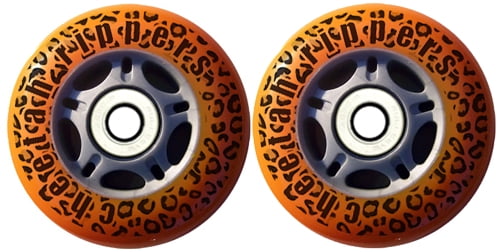 ABEC 5 Replacement 76mm 89a inline wheels Ripstik Caster and Waveboards BLACK 