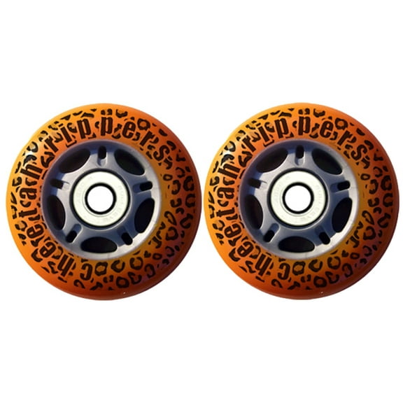 ORANGE CHEETAH Wheels for RIPSTICK ripstik wave board  ABEC 9
