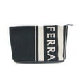 thumbnail image 1 of Pre-Owned Salvatore Ferragamo Logo EE-24 1638 Women,Men Leather,Cotton Pouch... (Good), 1 of 13