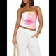 thumbnail image 1 of Blusas de Tubo Sin Tirantes para Mujer, Top Corto Bandeau Floral Y2K para Chicas Adolescentes, Blusas de Moda para Salir de Verano 2025 L, 1 of 5