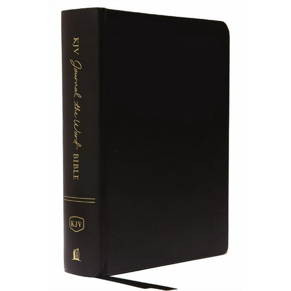KJV, Journal the Word Bible, Hardcover, Black, Red Letter Edition, Comfort Print: Reflect, Journal, or Create Art Next t, (Hardcover)