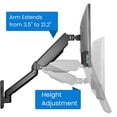 thumbnail image 3 of Gabor Single Monitor Wall-Mount Arm, Computer Wall Mount Monitor Arm Fits 1 Screen of 17-32 Inch Displays, Gas Spring Monitor Arm with Tilt, Swivel, Rotation, Single Monitor Mount Holds up to 19.8lbs, 3 of 10