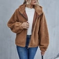 thumbnail image 1 of Suéter casual con capucha para mujer Abrigo de manga larga de color sólido con sombrero Fridja  po471, 1 of 9