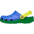 thumbnail image 4 of Zuecos Deportivos Clásicos Retro para Niños Crocs Azul Rayo Talla 6, 4 of 7