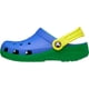 thumbnail image 4 of Crocs Kids Classic Retro Sport Zuecos Azul Rayo, Talle 5, 4 of 7