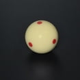 thumbnail image 2 of OKKO Billiard Pool Cue Ball – Regulation Standard Size 2-1/4” – 57.2 mm - with 6 Red Dots, 2 of 3