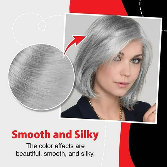 VOKE 2n 01289-001 Hair Color Chart Conditioning Kids Colors Hair Pen Unisex DIY Fashion Gray Silver Color Super Gray Hair Dye- 100ml
