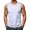 White, variant on WIZUTIZ Men's Ice Silk Sleeveless Tank Top Quick Dry Breathable Basketball Running Fitness Training Summer Sports Shirt