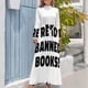 thumbnail image 4 of Leer libros prohibidos en texto negro Vestido largo Vestidos largos con velo Vestidos para fiesta de bodas, 4 of 5