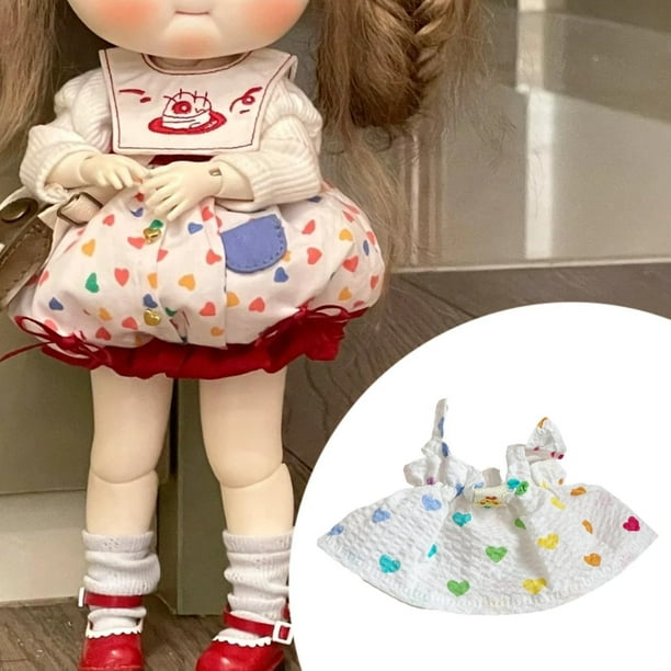 Ropa de de felpa de 15cm, vestido DIY, decoración cómoda, ropa bonita de animales de peluche, ropa de muñeca para decoración, accesorios para Estilo A