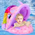 thumbnail image 1 of Flotador de piscina para bebés YONGSHENG inflable con dosel juguetes de piscina de verano, 1 of 5