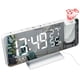 thumbnail image 1 of Reloj despertador de proyección para dormitorio, reloj despertador digital con pantalla LED, radio FM, reloj ruidoso con pantalla LED, pantalla de temperatura y humedad, 1 of 8