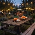 thumbnail image 6 of Cififendec Halloween Spiderweb Lace Tablecloth, 71.7"×54", Polyester Spider Web Mesh Table Cover for Horror Themed Dinner Spooky Party Dining Table Decor, 6 of 8