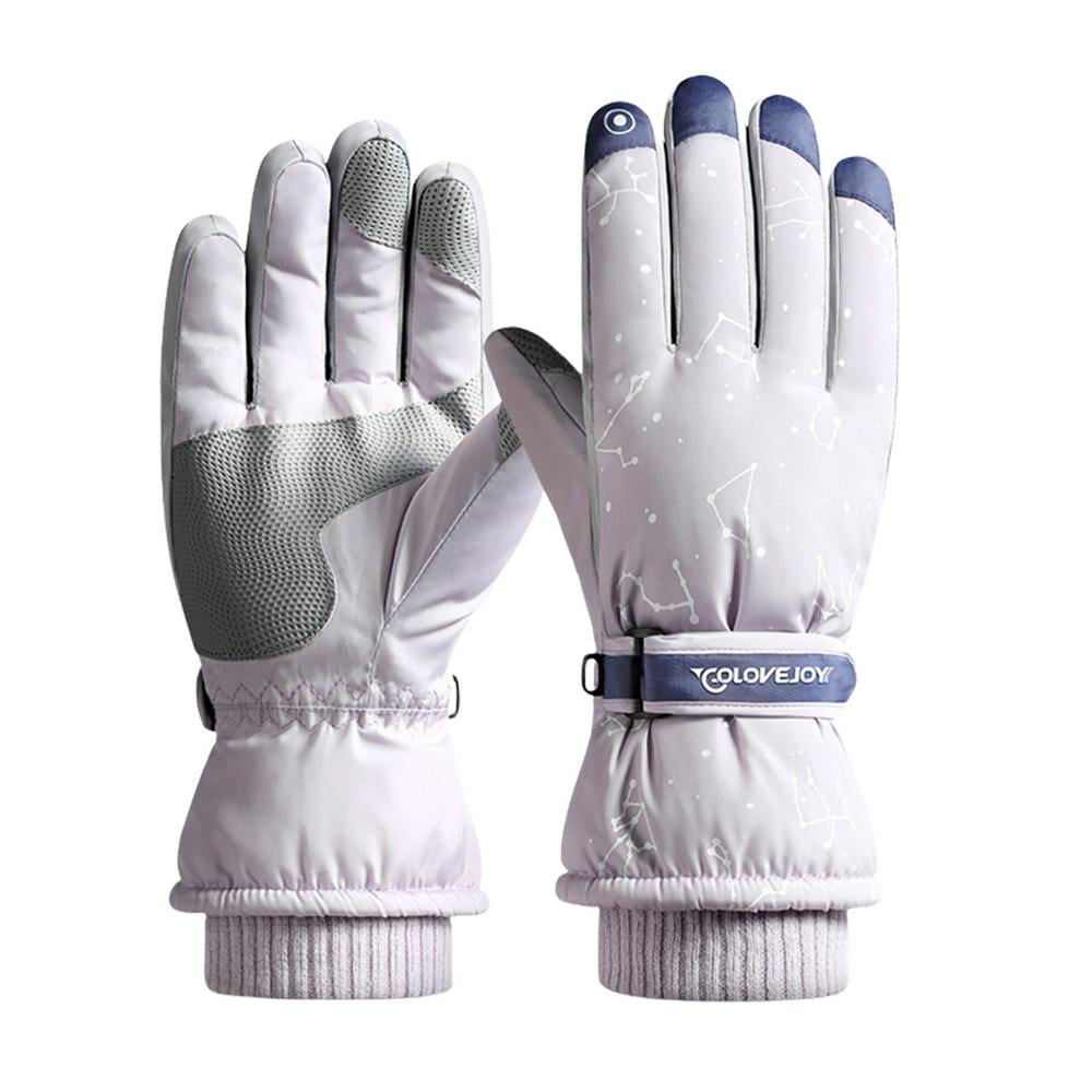 Ski Gloves for Men Women Winter Waterproof Snow Gloves Cold Weather Snowboard Gloves Touchscreen Snowmobile Gloves 