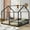 Black + Metal + Bedroom, variant on Metal Twin Size House Platform Beds, Two Shared Beds, Black