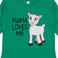thumbnail image 4 of Inktastic Mama Loves Me- cute goat Boys or Girls Long Sleeve Toddler T-Shirt, 4 of 5
