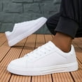 thumbnail image 3 of Men'S Low-Top Sneakers - Minimalist - Lace-Up Closure,Breathable Fabric Lining - All-Season Gym, Running& Cushioned EVA Sole, 3 of 8
