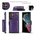 thumbnail image 5 of ELEHOLD for Samsung Galaxy S23 Ultra Wallet Case Crossbody, Zipper Pocket Phone Case with Shoulder Strap for Women Compatible with Samsung Galaxy S23 Ultra 5G 6.8 Inch,
Purple, 5 of 7