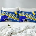 thumbnail image 4 of Erosebridal Sport Footabll Bed Sheets Set Queen Size,Ball Game Bedding Sets Queen Size,Teenager Bedroom Decor(Los Angeles),Ultra Soft,4 Pieces, 4 of 7