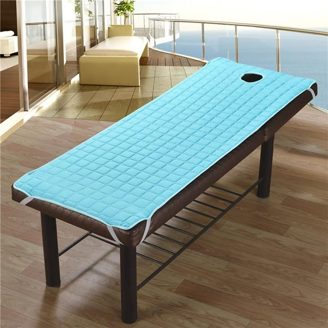 Colchón de mesa de masaje Yotijar Funda de ón para Facial Orificio Facial Azul