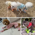 thumbnail image 6 of 4PCS Small Dog Shoes, Breathable Mesh Boots,Summer Breathable Dog Boots Nonslip Sole Paw Protector for Small Medium Dogs (Green, L), 6 of 7
