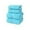 Blue, variant on Jubipavy Cotton Bath Towels Plain Gift Set Towel Multicolor Soft Absorbent Household Bath Towel Towel