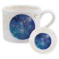 thumbnail image 1 of Summer Thornton - Juego de Taza y Posavasos Diseño Escorpio (Blanco, Azul), 1 of 2