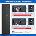 thumbnail image 4 of BESAFETY 2-4 Long Gun Safes, Gun Cabinets for Home Storage of Rifle and Pistols, Quick Access Rifle Safe with Alarm System & Gun Racks, 4 of 11